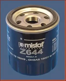 Фільтр масла MISFAT Z644