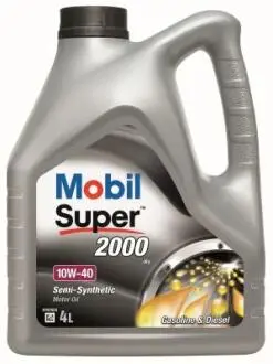 Олива моторна 10W-40 4L Super2000 X1 MB 229.1, VW 505.00, VW 501.01 ACEA A3/B3 MOBIL 150865