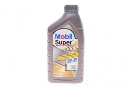 Масло 5W30 Super 3000 XE (1л) (GM Dexos 2-SF/MB 229.51/229.52/229.31/VW 505 00/505 01/M2C917) MOBIL 151456 (фото 1)