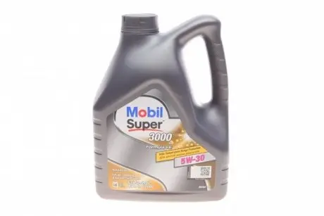 Масло 5W30 Formula FE 3000 (4L) (WSS M2C 913D/WSS M2C913 C/STJLR.03.5003) MOBIL 152564