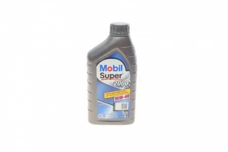 Масло 10W40 SUPER 2000 Х1 (1л) (ACEA/A3/B4 VW/501.01/505.00/MB 229.1) MOBIL 152569