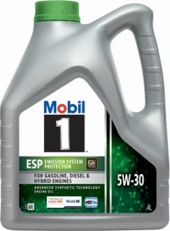 Олива моторна MOBIL1 ESP 5W30 4л MOBIL 5W30 M1 ESP 4L