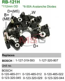 Выпрямитель диодный MOBILETRON RB121H