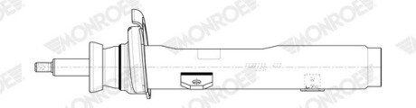 Амортизатор (передній) BMW 2 (F45/F46)/X1 (F48) 14- (R) B37/N47/B38/8/2 (B4) MONROE G8640