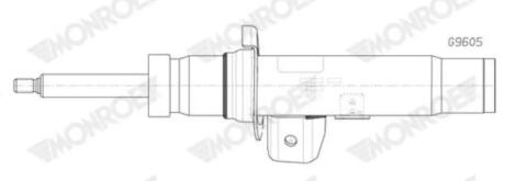 Амортизатор передній Правий MONROE G9605