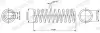CITROEN Пружина задня 338 мм C4 AIRCROSS 1.6 HDi 115 AWC 12-, MITSUBISHI ASX (GA_W_) 2.0 MIVEC 4WD 10-, PEUGEOT 4008 1.6 HDi AWC 12- MONROE SP4506 (фото 2)
