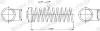 MITSUBISHI Пружина задня посилена L=352 mm ASX (GA_W_) 1.8 DI-D 4WD (GA6W) 10-, OUTLANDER I (CU_W) 2.0 4WD (CU2W) 03-06 MONROE SP4507 (фото 2)