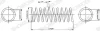 Пружина підвіски задн CITROEN BERLINGO, BERLINGO/MINIVAN PEUGEOT PARTNER/MINIVAN, RIFTER 1.2/1.5D 06.18- MONROE SP4632 (фото 1)