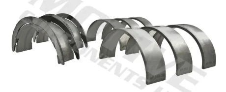 Вкладиші колінчастого валу (0,5, комплект корінні підшипники) CITROEN C5 III, C6 JAGUAR F-PACE, XF I, XF II, XF SPORTBRAKE, XJ LAND ROVER DISCOVERY III, DISCOVERY IV 2.7D/3.0D/3.0DH 07.04- MOTIVE M536920