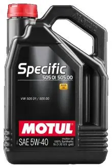 Масло двигателя Specific 505 01 5W-40 5L MOTUL 101575 (фото 1)
