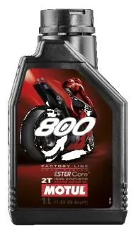 Масло для 2-тактных двигателей 800 2T FACTORY LINE ROAD RACING (1L) 837211 MOTUL 104041