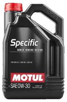 Масло моторное 0W-30 5L Specific VW 503.00, VW 506.00, VW 506.01 =824206 MOTUL 106437