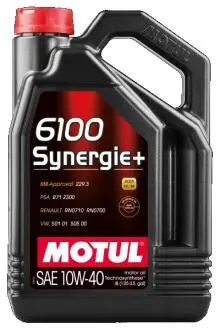 Мастило моторне 6100 SYNERGIE+ SAE 10W40 (4L) 839441 MOTUL 109463 (фото 1)
