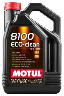 Масло моторное ECO-clean 0w-20 5L MOTUL 110554