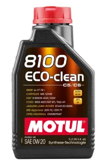 Масло моторное ECO-clean 0w-20 1L MOTUL 110724