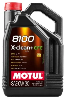 Масло моторное 8100 X-clean EFE 0W-30 5л MOTUL 111678