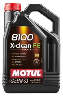 Олива моторна 8100 X-clean FE 5W-30 5л MOTUL 112781 (фото 1)