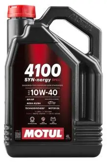 4л 4100 SYN-NERGY SPEC 10W-40 Олива TECHNOSYNTHESE A3/B4, SP, MB 229.3, PSA B71 2300, RN0710 - RN0700, 501 01 505 00 MOTUL 112891