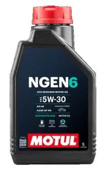 1л NGEN 6 5W-30 Олива синтетична SP, GF-6A MOTUL 113111