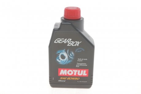 Трансмиссионное масло GearBox GL-4 / 5 80W-90 минеральное 1 л MOTUL 317201
