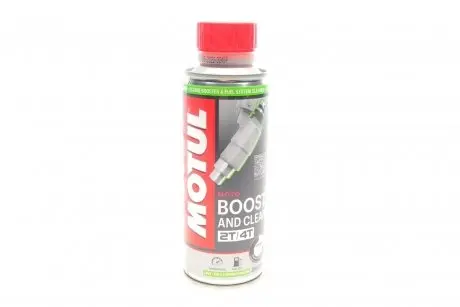 Присадка для бензинових двигунів мотоциклів Boost and Clean Moto (200ml) (=110873) MOTUL 339513
