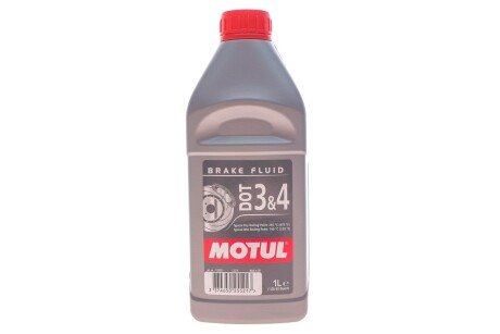 Жидкость тормозная DOT 3&4 (1L) (105835) MOTUL 807901