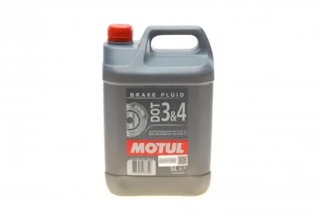 Жидкость тормозная DOT 3&4 (5L) (104247) MOTUL 807906