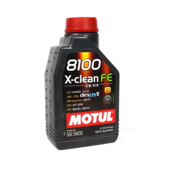 Масло двигателя 5W30 1L 8100 X-CLEAN FE MOTUL 814101