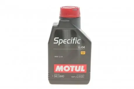 Олива 5W40 Specific LL-04 (1L) 101272 MOTUL 832701