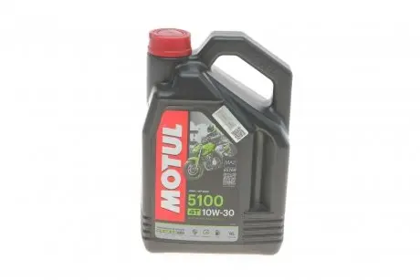 Масло 10W30 5100 4T (4L) MOTUL 836641