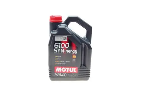 Олива 5W30 Syn-nergy 6100 (4L) (MB 229.5/Renault RN0710/RN0700/VW 502 00/505 00) (107972) MOTUL 838350