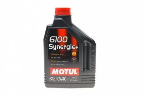 Олива 10W40 Synergie+ 6100 (2L) (VW 502.00/505.00/MB 229.3) 101488 знята з виробн MOTUL 839421