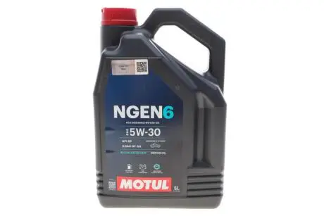 Масло двигателя 5W30 NGEN 6 5л, GF-6A MOTUL 839851