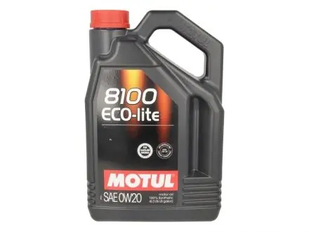 Олива 0W20 ECO-lite SAE 8100 (4L) GM dexos1 GEN3(108535) MOTUL 841154