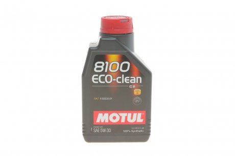 Олива 5W30 ECO-clean 8100 (1л) (FIAT 9.55535-S1) (101542) MOTUL 841511 (фото 1)