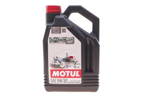Масло 5W30 SAE LPG-CNG (4л) (ACEA C3/API PERFORMANCE SN PLUS) MOTUL 854554