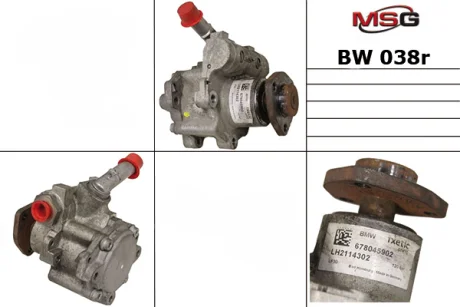 Фото насос ГУР восстановленный BMW 1 06-12,1 03-12,1 кабрио 08-,1 купе 07-,3 05-11,3 Touring 07-,3 кабрио MSG BW038R Насос ГУР восстановленный BMW 1 06-12,1 03-12,1 кабрио 08-,1 купе 07-,3 05-11,3 Touring 07-,3 кабрио MSG BW038R