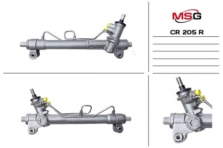 Рулевая рейка с ХПК восстановлена CHEVROLET CAPTIVA (C100, C140) 06-;OPEL ANTARA 06- MSG CR205R