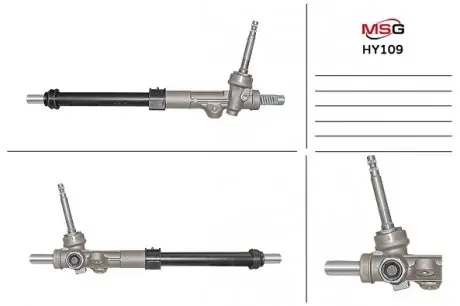 Рульова рейка без ГУР нова Hyundai Tucson (IX35) 09-16, Hyundai Tucson 04-09, Kia Sportage 10-15 MSG HY109