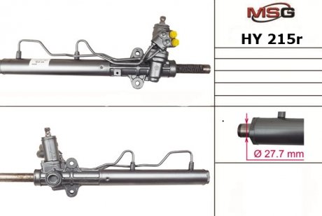 Рульова рейка з ГПК відновлена HYUNDAI TUCSON (JM) 04-10;KIA SPORTAGE (JE_) 04- MSG HY215R