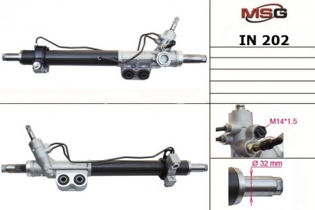 Рульова рейка з ГПК нова INFINITY QX 56 04-,NISSAN ARMADA 03-,TITAN 03-, PATHFINDER 05- MSG IN202