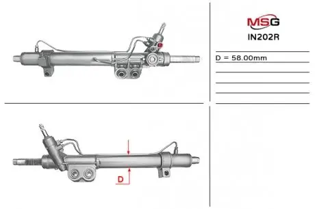 Автозапчасть MSG IN202R