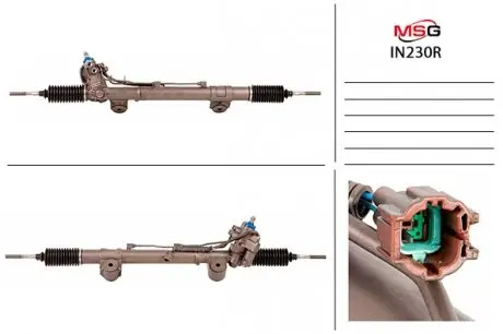 Рульова рейка з ГПК відновлена INFINITI EX 08- MSG IN230R