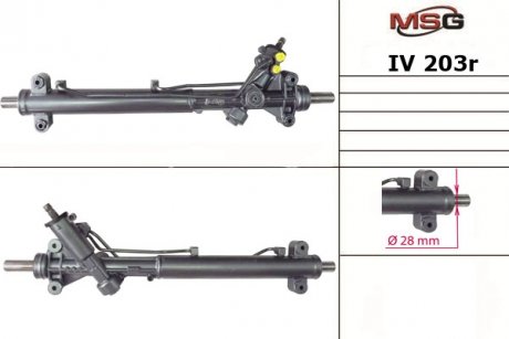 Рульова рейка з ГПК відновлена IVECO Daily 1999-2006 MSG IV203R