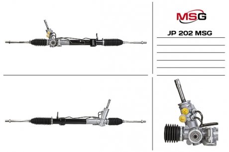 Рулевая рейка с ХПК новая JEEP COMPASS (MK49) 06-; DODGE CALIBER (PM) 06- MSG JP202