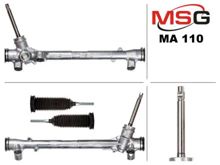 Рулевая рейка без ГПК новая MAZDA CX-5 2011-2017 MSG MA110