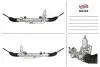 Рульова рейка з ГПК нова MERCEDES-BENZ C-CLASS (W203) 00-07, CLK (C209) 02-09, CLK CABRIO (A209) 03-10 MSG ME204 (фото 1)