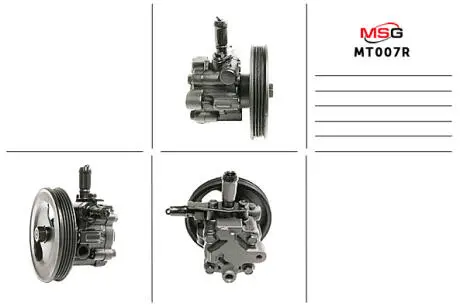 Насос ГУР відновлений Mitsubishi L200 96-06 MSG MT007R