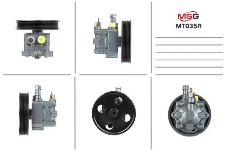 Насос ГУР восстановленный MITSUBISHI GALANT 06-,ECLIPSE 06- MSG MT035R