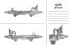 Рулевая рейка с ГУР восстановленная MITSUBISHI PAJERO SPORT 2015-, L200 2015-;FIAT FULLBACK 2016- MSG MT213R (фото 1)